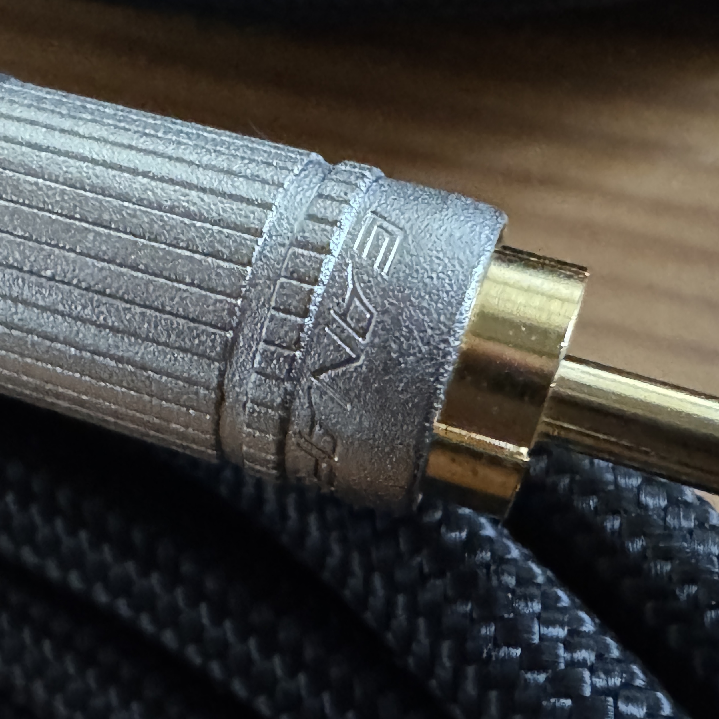 Canare F-09 engraving detail